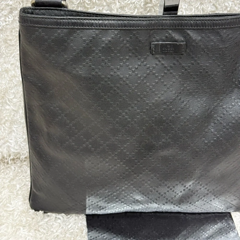 GUCCI Diamante Unisex Black Messenger Bag